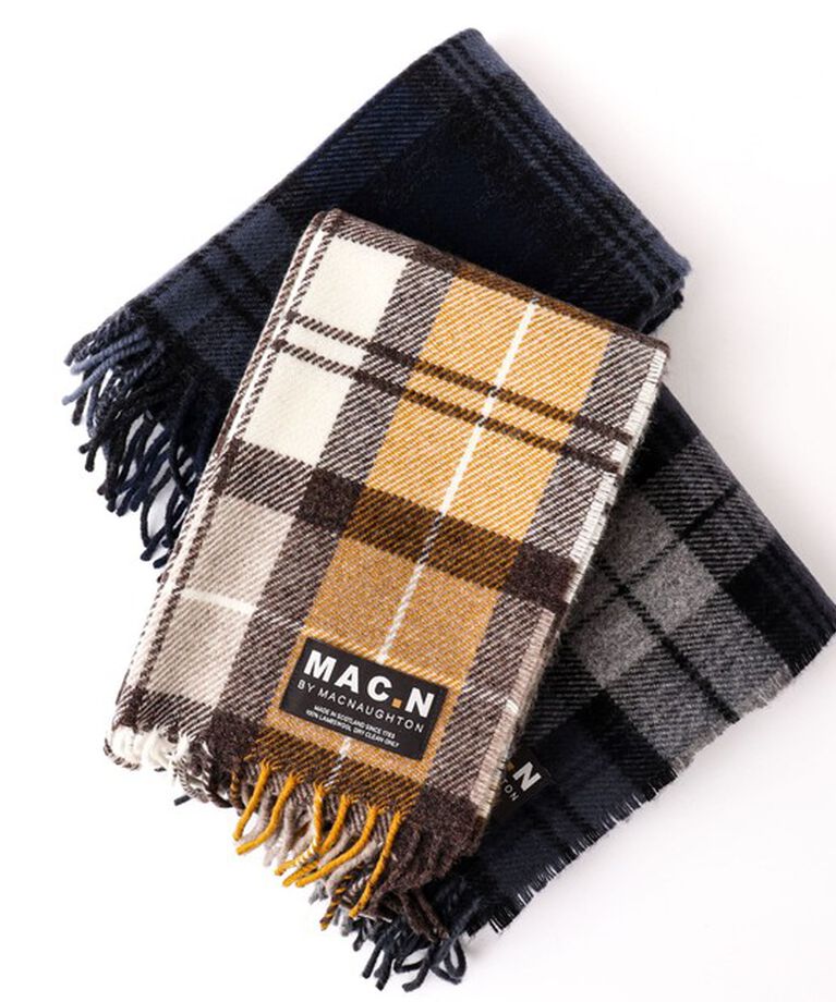 NOLLEY'S goodman「【MAC.N/マックエヌ】Lambswool Scarf Check 30 24AW」|マフラー|