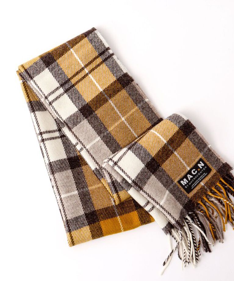 NOLLEY'S goodman「【MAC.N/マックエヌ】Lambswool Scarf Check 30 24AW」|マフラー|