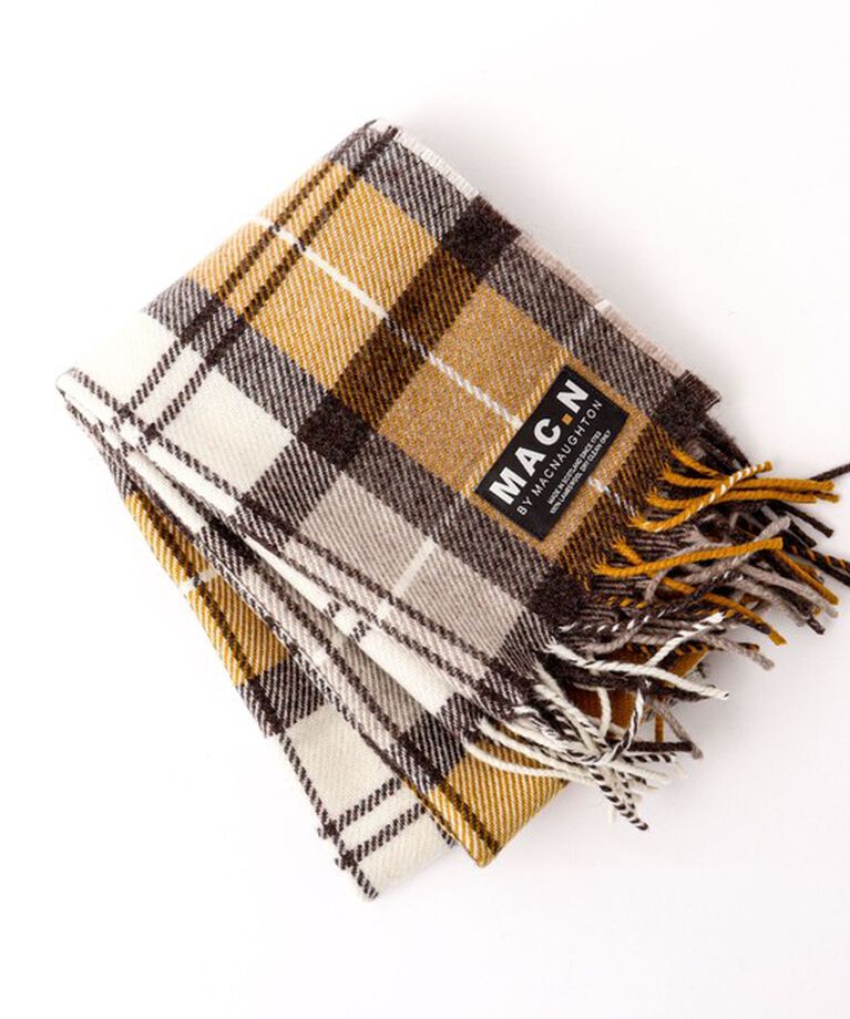 NOLLEY'S goodman「【MAC.N/マックエヌ】Lambswool Scarf Check 30 24AW」|マフラー|