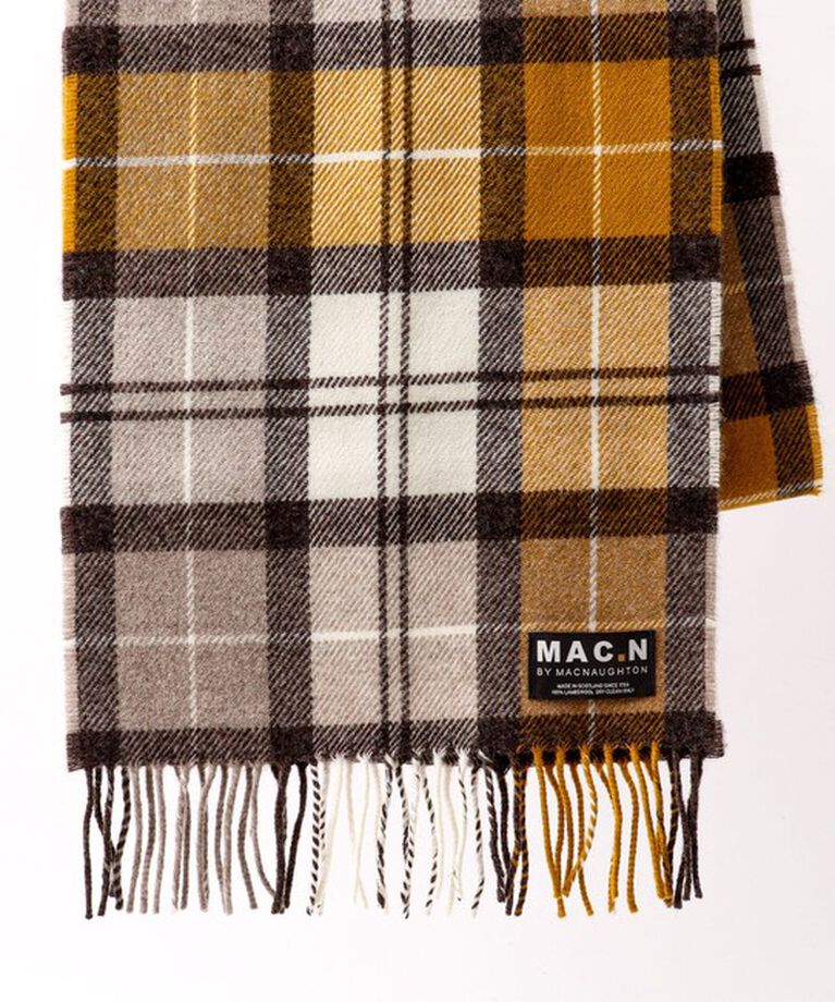NOLLEY'S goodman「【MAC.N/マックエヌ】Lambswool Scarf Check 30 24AW」|マフラー|