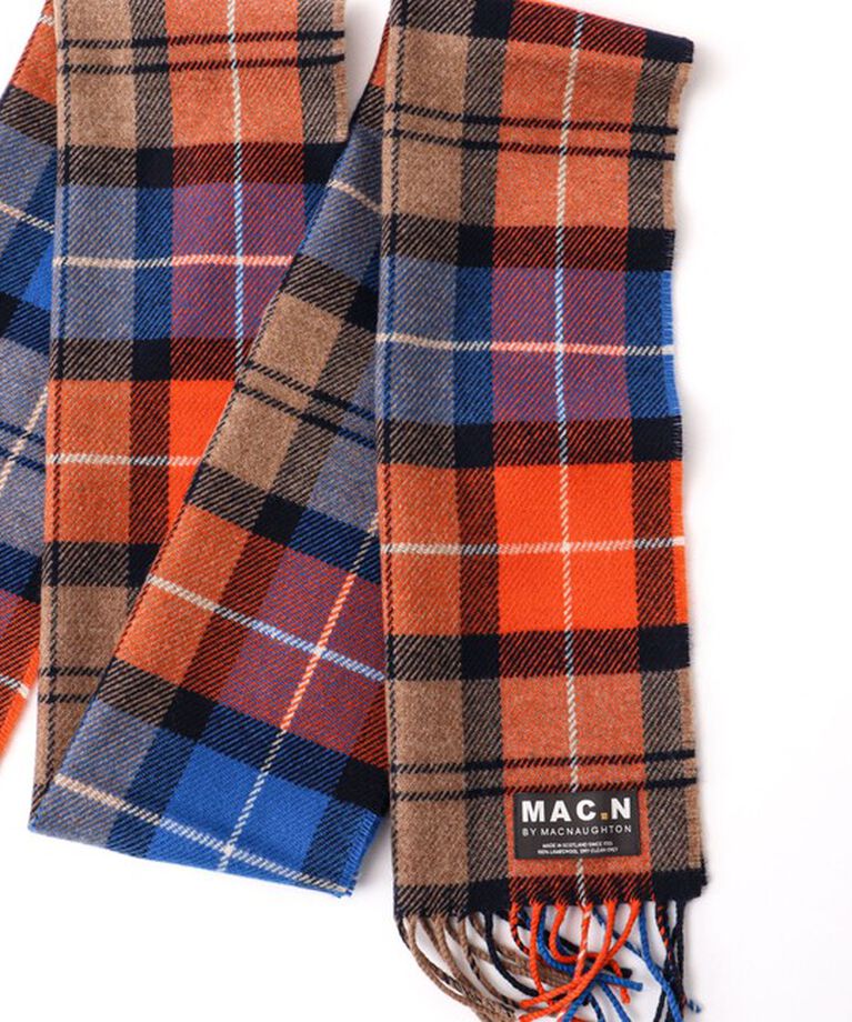 NOLLEY'S goodman「【MAC.N/マックエヌ】Lambswool Scarf Check 30 24AW」|マフラー|