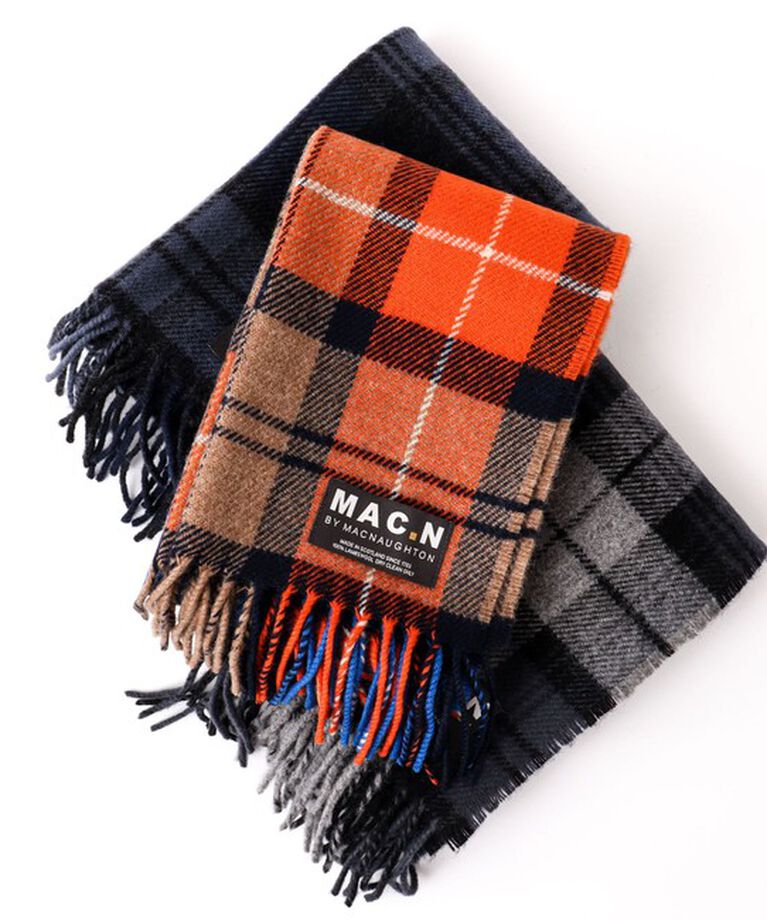 NOLLEY'S goodman「【MAC.N/マックエヌ】Lambswool Scarf Check 30 24AW」|マフラー|