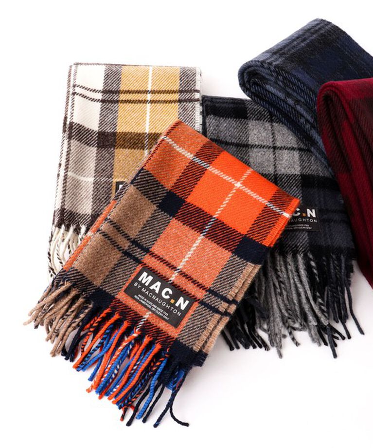 NOLLEY'S goodman「【MAC.N/マックエヌ】Lambswool Scarf Check 30 24AW」|マフラー|