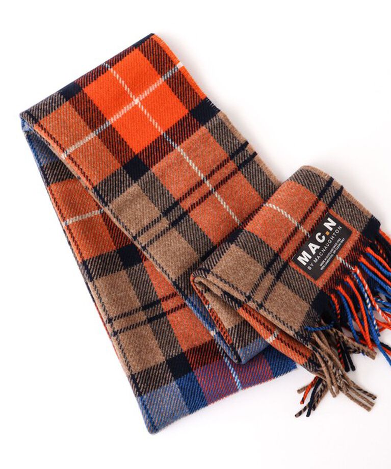 NOLLEY'S goodman「【MAC.N/マックエヌ】Lambswool Scarf Check 30 24AW」|マフラー|