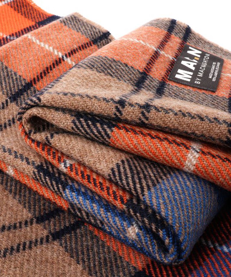 NOLLEY'S goodman「【MAC.N/マックエヌ】Lambswool Scarf Check 30 24AW」|マフラー|