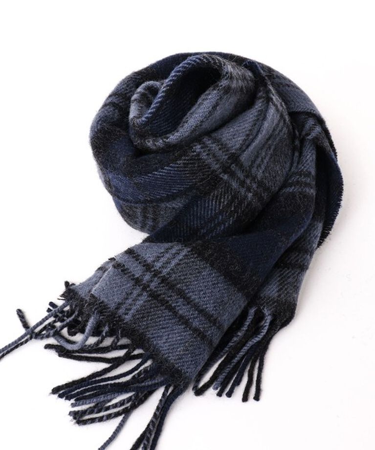 NOLLEY'S goodman「【MAC.N/マックエヌ】Lambswool Scarf Check 30 24AW」|マフラー|