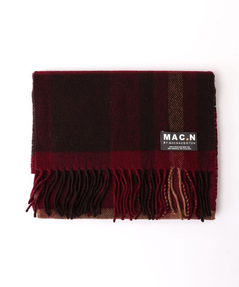 NOLLEY'S goodman「【MAC.N/マックエヌ】Lambswool Scarf Check 30 24AW」|マフラー|