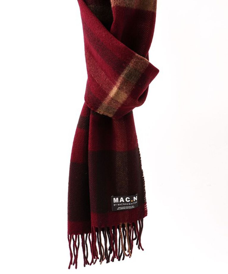 NOLLEY'S goodman「【MAC.N/マックエヌ】Lambswool Scarf Check 30 24AW」|マフラー|