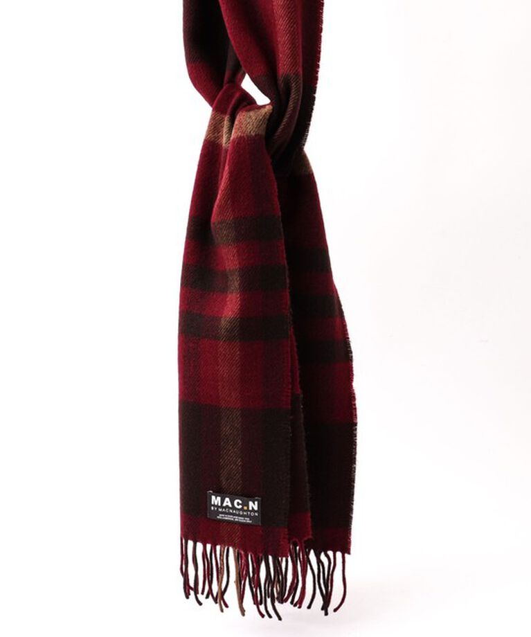 NOLLEY'S goodman「【MAC.N/マックエヌ】Lambswool Scarf Check 30 24AW」|マフラー|