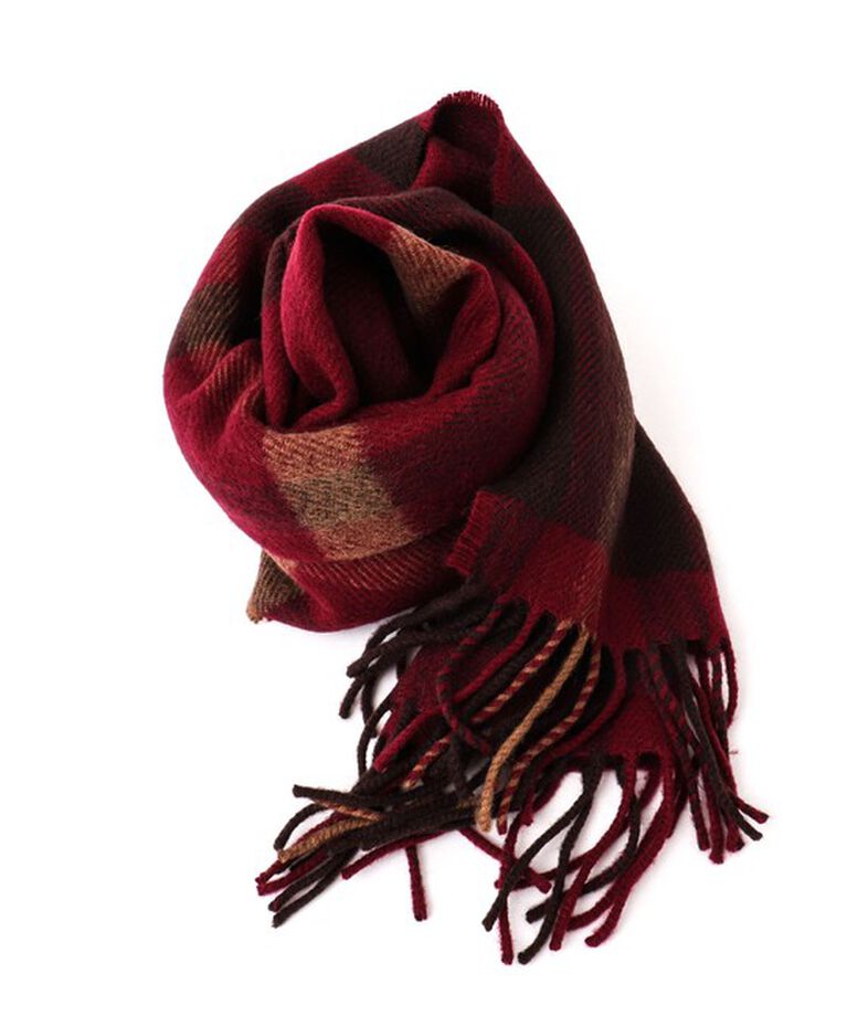 NOLLEY'S goodman「【MAC.N/マックエヌ】Lambswool Scarf Check 30 24AW」|マフラー|