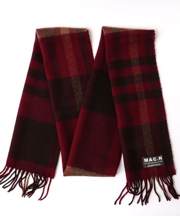 NOLLEY'S goodman「【MAC.N/マックエヌ】Lambswool Scarf Check 30 24AW」|マフラー|