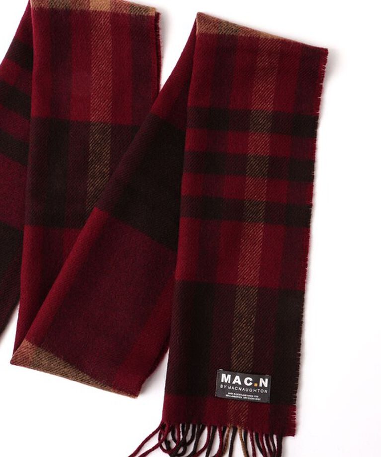 NOLLEY'S goodman「【MAC.N/マックエヌ】Lambswool Scarf Check 30 24AW」|マフラー|