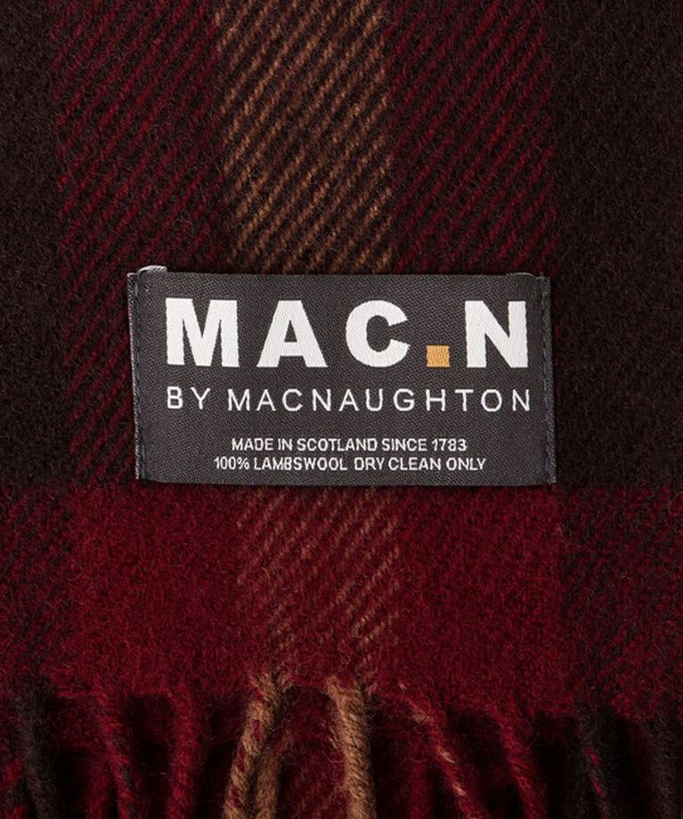 NOLLEY'S goodman「【MAC.N/マックエヌ】Lambswool Scarf Check 30 24AW」|マフラー|