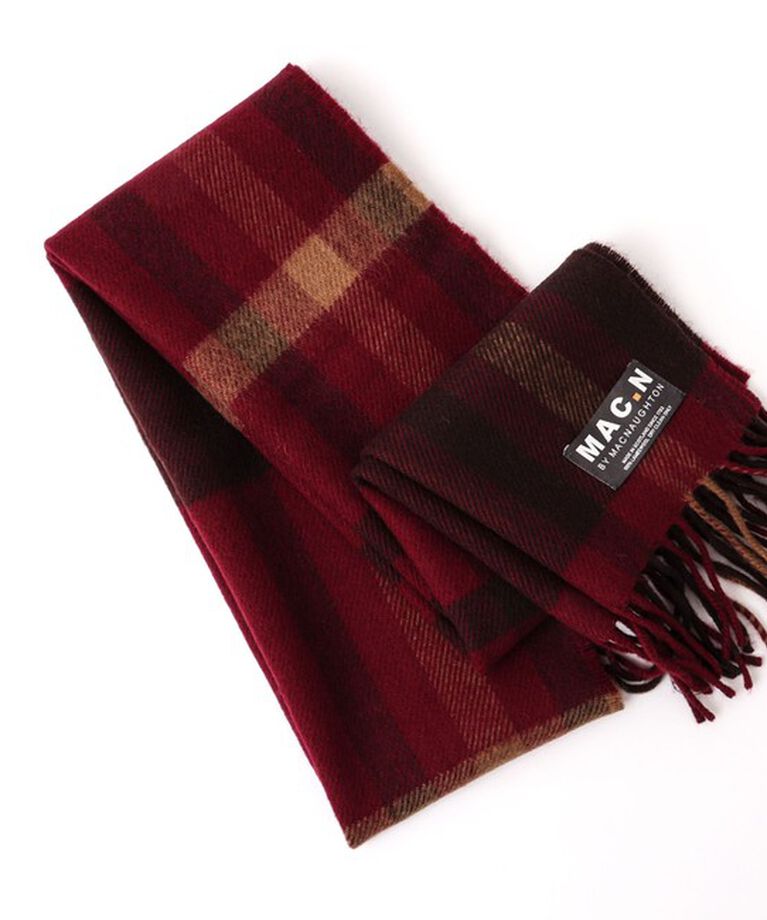 NOLLEY'S goodman「【MAC.N/マックエヌ】Lambswool Scarf Check 30 24AW」|マフラー|