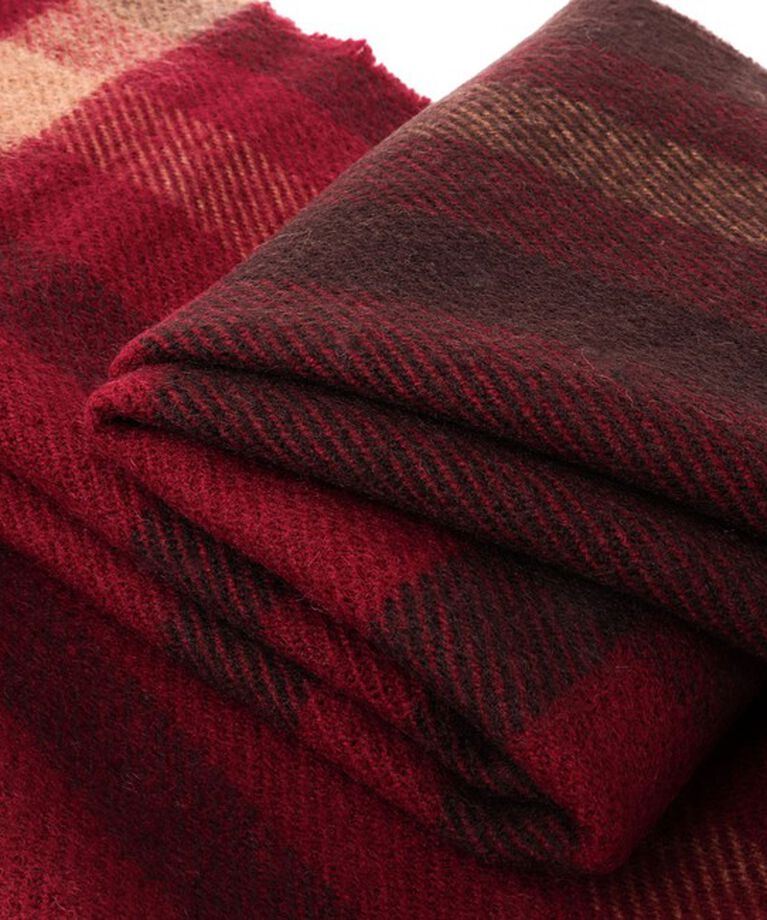 NOLLEY'S goodman「【MAC.N/マックエヌ】Lambswool Scarf Check 30 24AW」|マフラー|