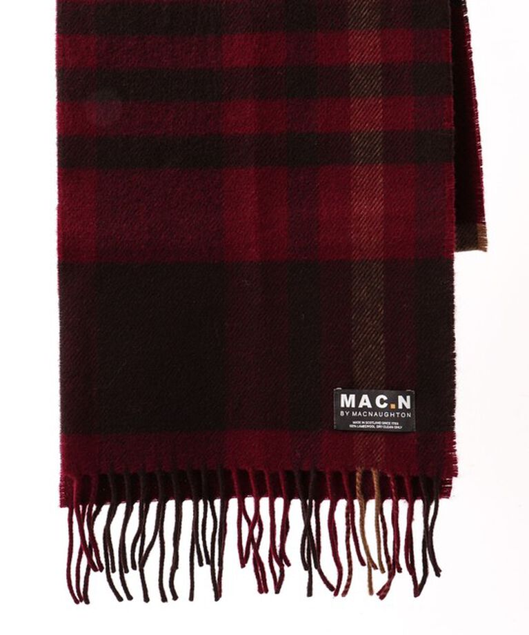 NOLLEY'S goodman「【MAC.N/マックエヌ】Lambswool Scarf Check 30 24AW」|マフラー|