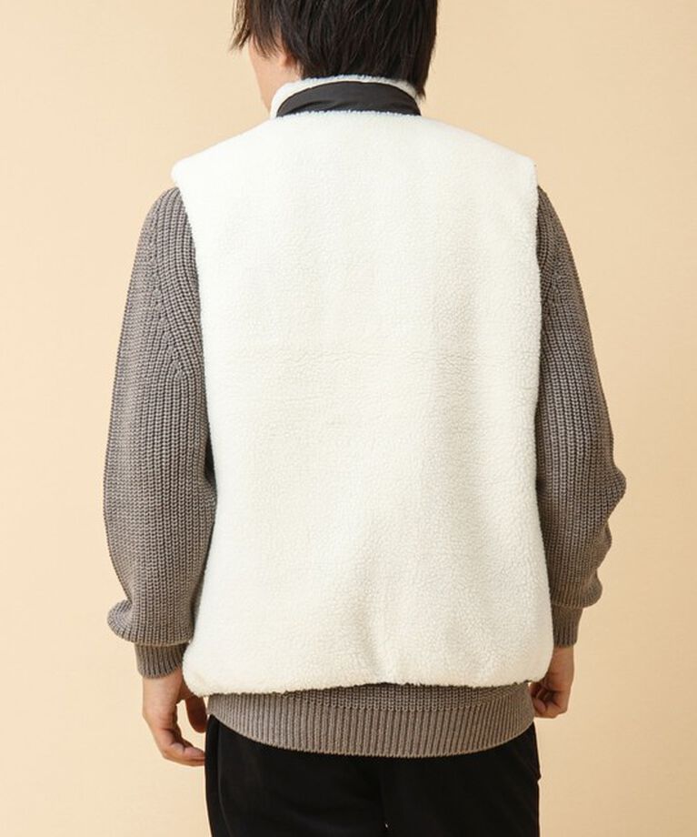 NOLLEY'S goodman「【TAION/タイオン】《配色別注》リバーシブル ボア×ダウンベスト 24AW」|ダウンベスト・ベスト|