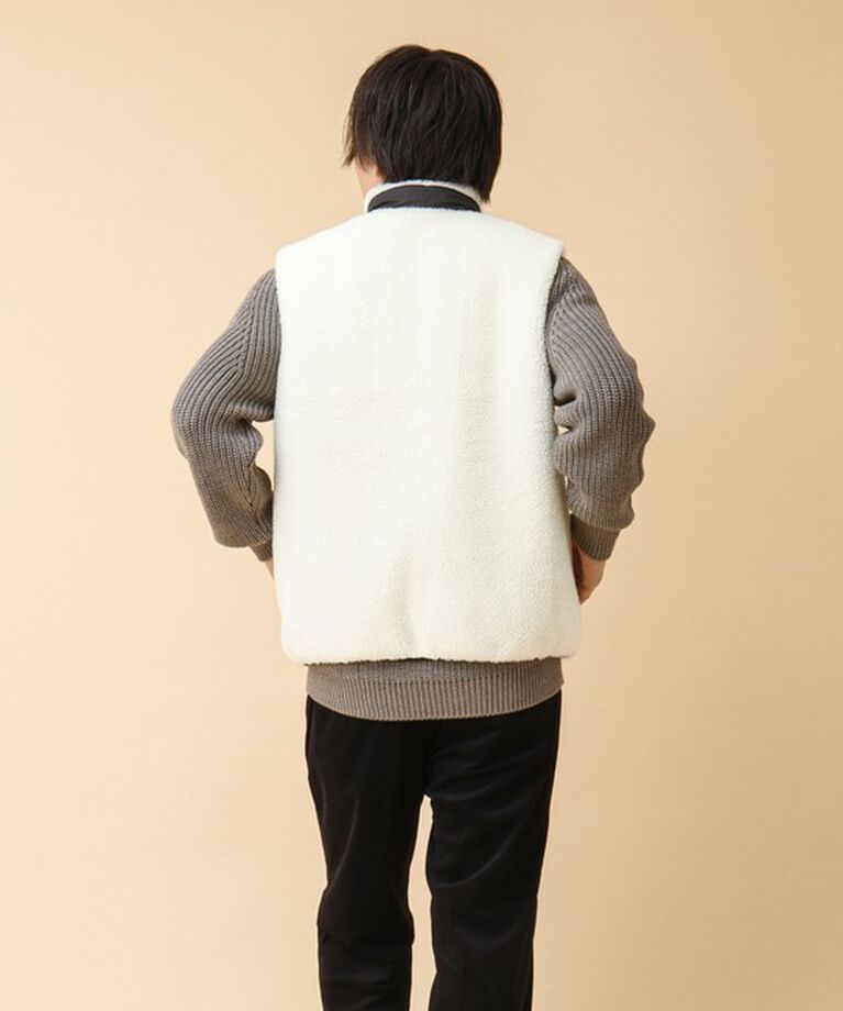 NOLLEY'S goodman「【TAION/タイオン】《配色別注》リバーシブル ボア×ダウンベスト 24AW」|ダウンベスト・ベスト|