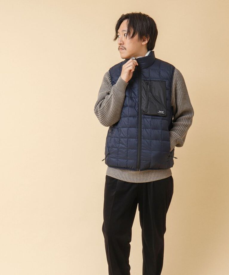NOLLEY'S goodman「【TAION/タイオン】《配色別注》リバーシブル ボア×ダウンベスト 24AW」|ダウンベスト・ベスト|
