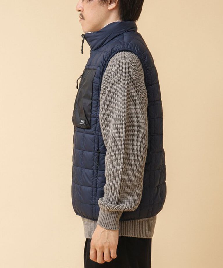 NOLLEY'S goodman「【TAION/タイオン】《配色別注》リバーシブル ボア×ダウンベスト 24AW」|ダウンベスト・ベスト|
