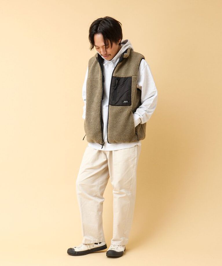 NOLLEY'S goodman「【TAION/タイオン】《配色別注》リバーシブル ボア×ダウンベスト 24AW」|ダウンベスト・ベスト|