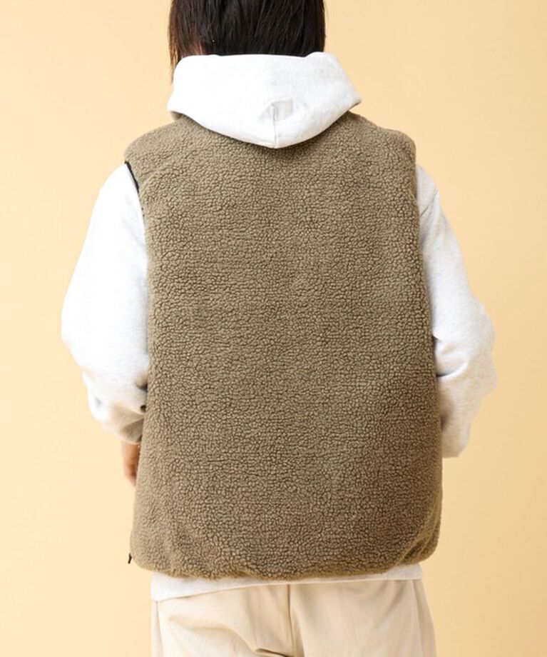 NOLLEY'S goodman「【TAION/タイオン】《配色別注》リバーシブル ボア×ダウンベスト 24AW」|ダウンベスト・ベスト|