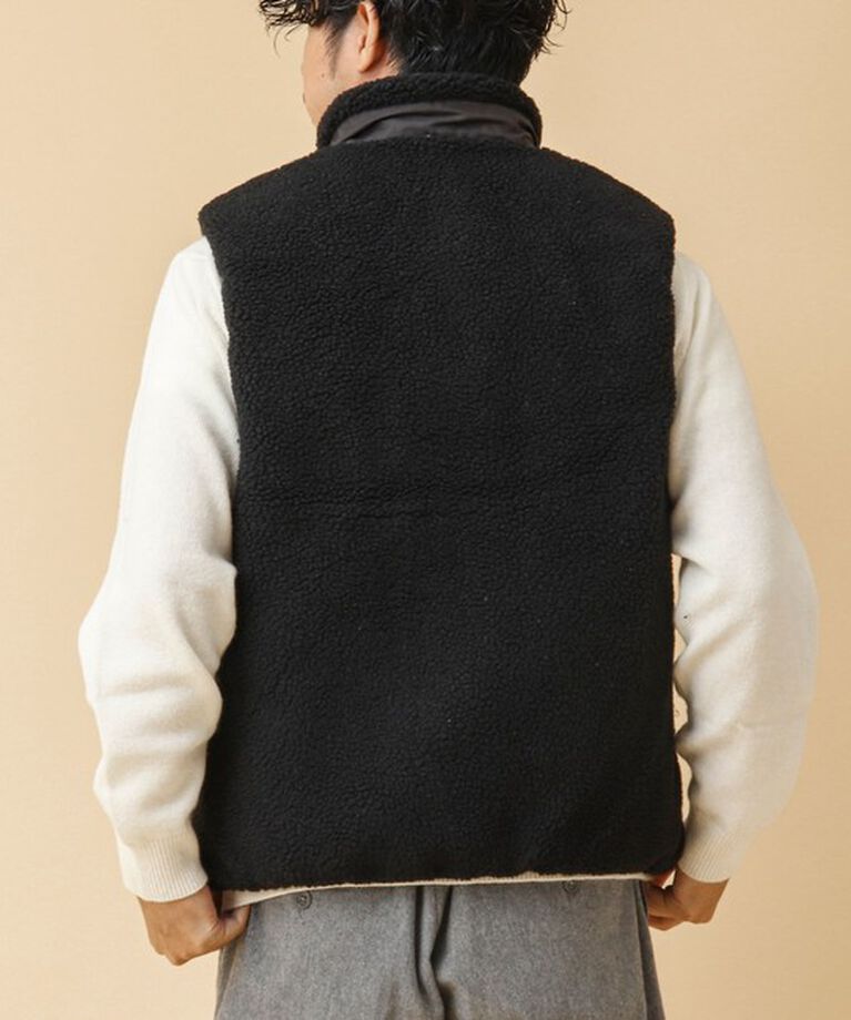 NOLLEY'S goodman「【TAION/タイオン】《配色別注》リバーシブル ボア×ダウンベスト 24AW」|ダウンベスト・ベスト|