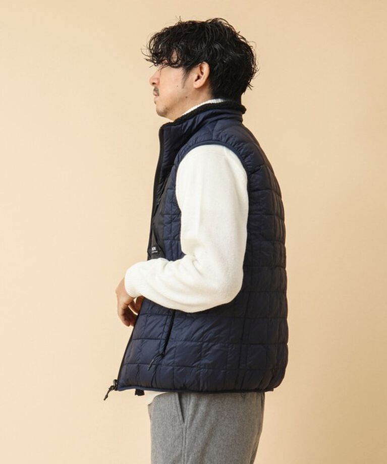 NOLLEY'S goodman「【TAION/タイオン】《配色別注》リバーシブル ボア×ダウンベスト 24AW」|ダウンベスト・ベスト|