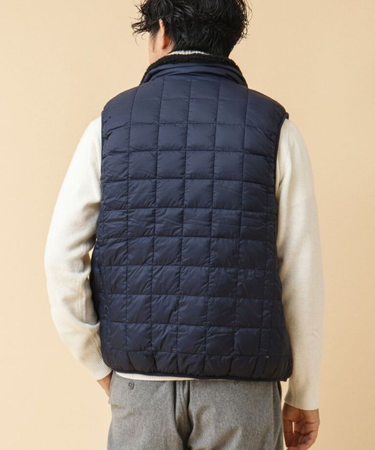NOLLEY'S goodman「【TAION/タイオン】《配色別注》リバーシブル ボア×ダウンベスト 24AW」|ダウンベスト・ベスト|