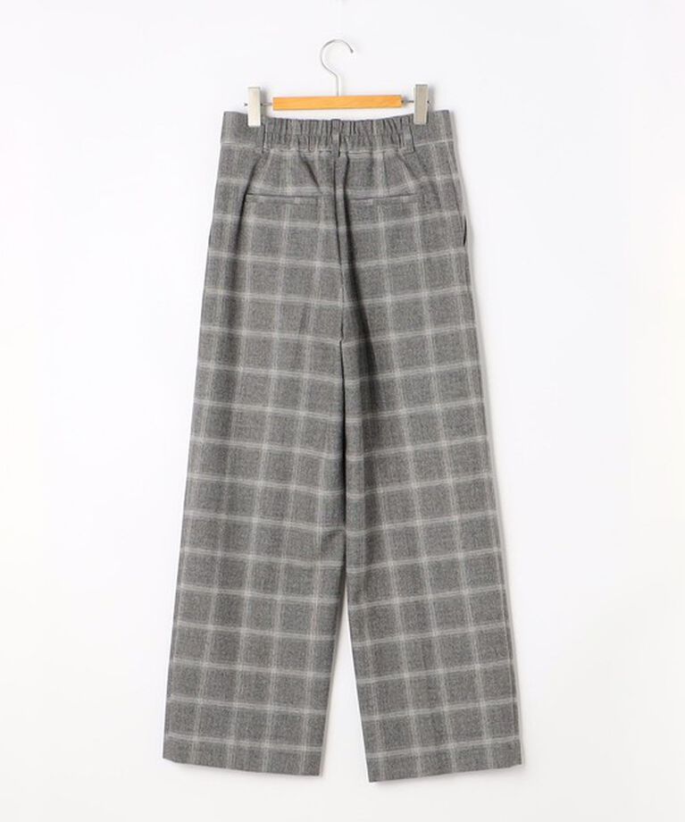 NOLLEY'S「◇【WEB限定】ウォッシャブル両面起毛チェックタックワイドパンツ」|その他|