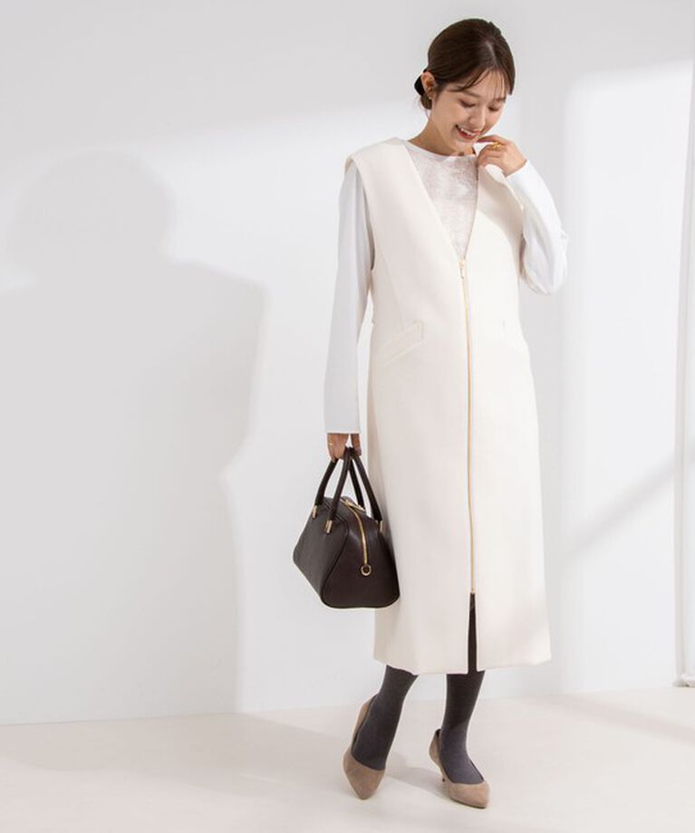 NOLLEY'S「◇【WEB限定カラーあり】ウォッシャブル前ジップジャンパースカート」|ワンピース|