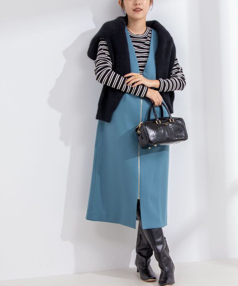 NOLLEY'S「◇【WEB限定カラーあり】ウォッシャブル前ジップジャンパースカート」|ワンピース|