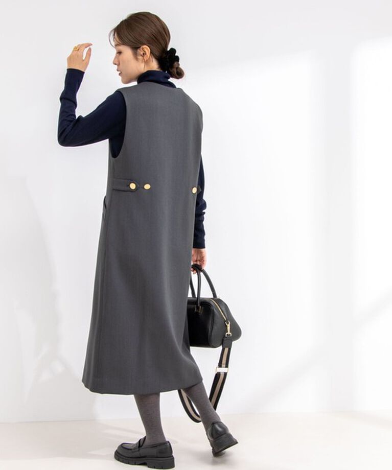 NOLLEY'S「◇【WEB限定カラーあり】ウォッシャブル前ジップジャンパースカート」|ワンピース|