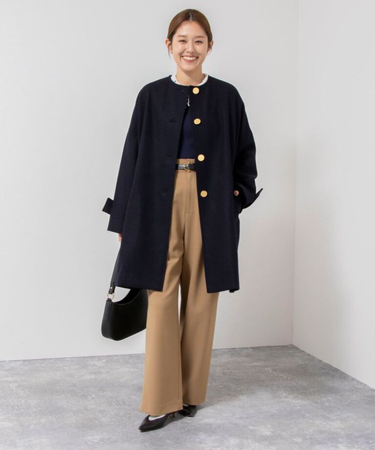 NOLLEY'S「【TRADITIONAL WEATHERWEAR】MALTON NO COLLAR」|ノーカラーコート|