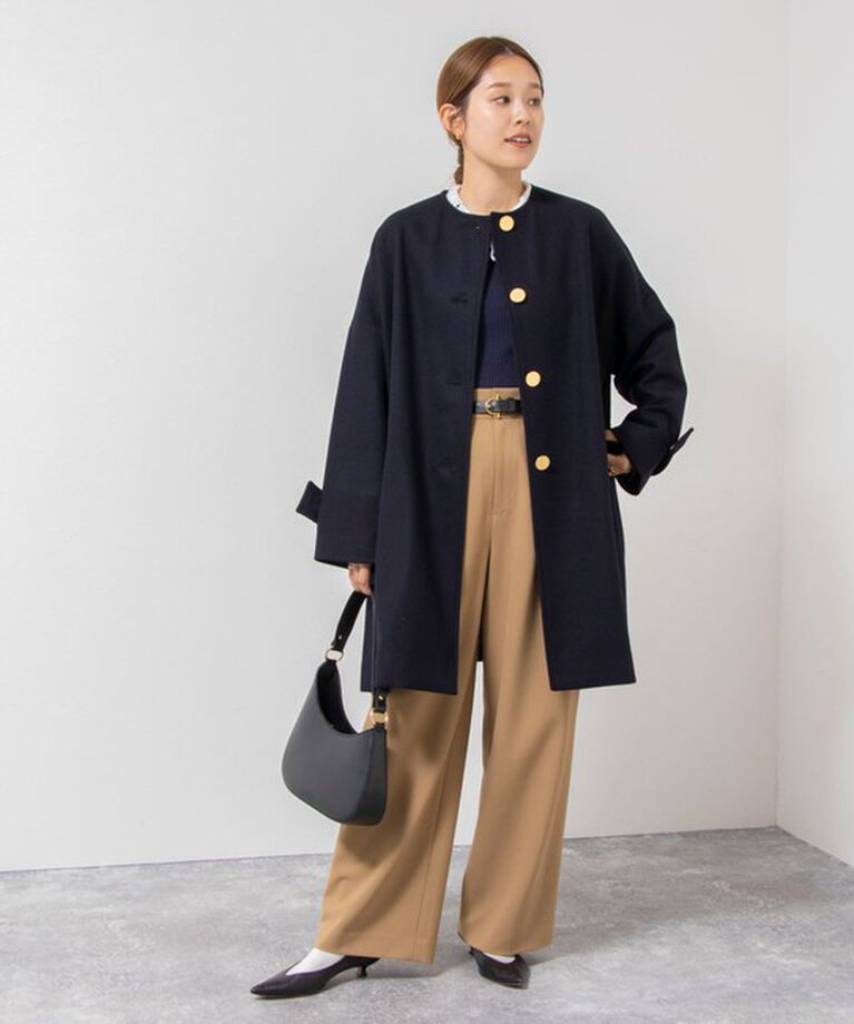 NOLLEY'S「【TRADITIONAL WEATHERWEAR】MALTON NO COLLAR」|ノーカラーコート|