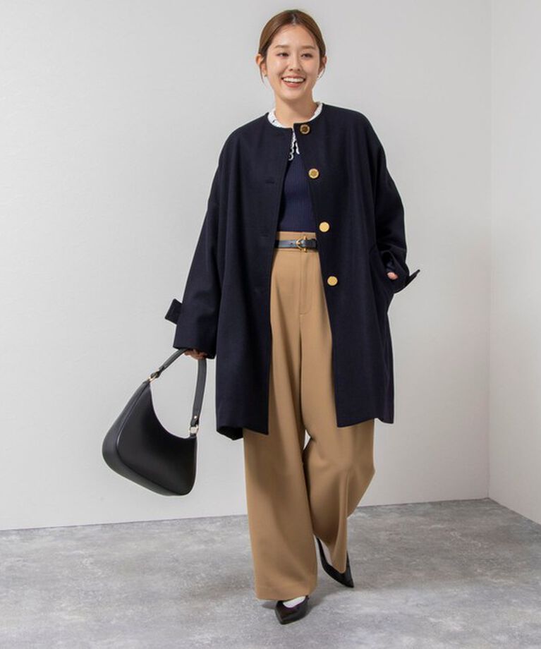 NOLLEY'S「【TRADITIONAL WEATHERWEAR】MALTON NO COLLAR」|ノーカラーコート|
