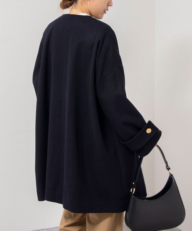 NOLLEY'S「【TRADITIONAL WEATHERWEAR】MALTON NO COLLAR」|ノーカラーコート|