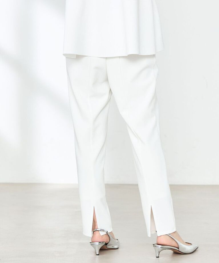 NOLLEY'S「《セットアップ対応》ウォッシャブルカットジョーゼットバックスリットパンツ」|その他|