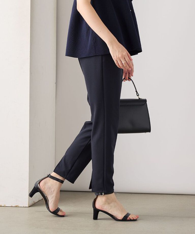 NOLLEY'S「《セットアップ対応》ウォッシャブルカットジョーゼットバックスリットパンツ」|その他|