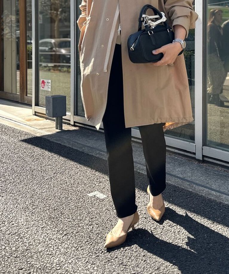 NOLLEY'S「《セットアップ対応》ウォッシャブルカットジョーゼットバックスリットパンツ」|その他|