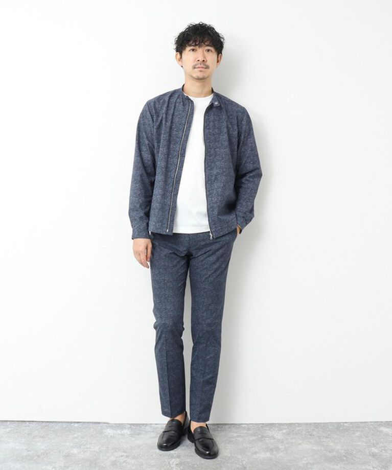 NOLLEY'S goodman「【COOL DOTS/クールドッツ】《吸水速乾》シングルライダースシャツブルゾン 25SS」|ブルゾン・スタジャン|