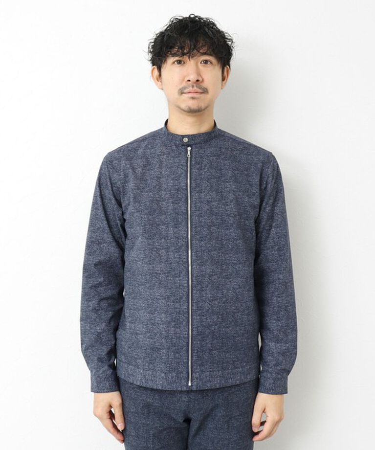 NOLLEY'S goodman「【COOL DOTS/クールドッツ】《吸水速乾》シングルライダースシャツブルゾン 25SS」|ブルゾン・スタジャン|