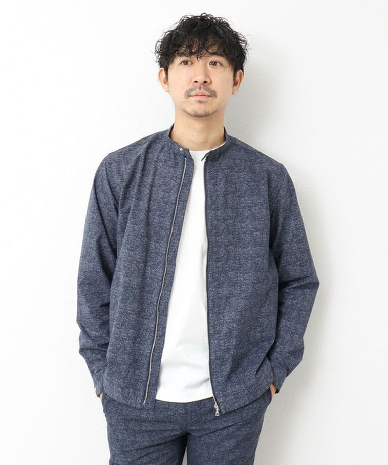 NOLLEY'S goodman「【COOL DOTS/クールドッツ】《吸水速乾》シングルライダースシャツブルゾン 25SS」|ブルゾン・スタジャン|
