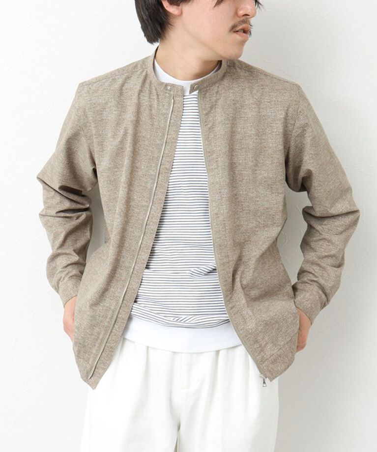 NOLLEY'S goodman「【COOL DOTS/クールドッツ】《吸水速乾》シングルライダースシャツブルゾン 25SS」|ブルゾン・スタジャン|