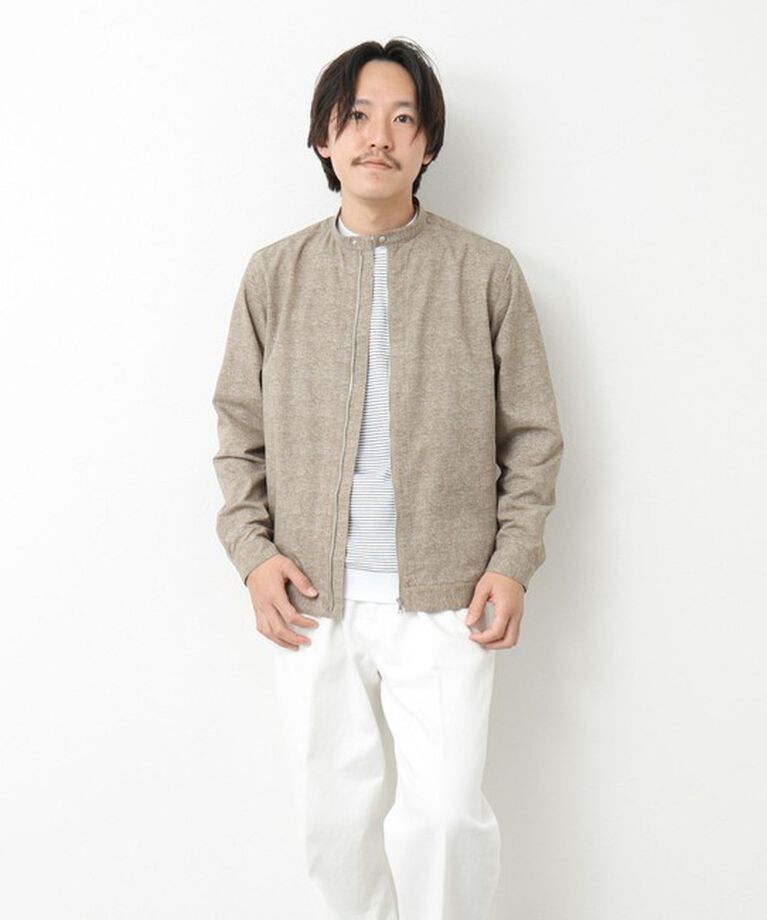 NOLLEY'S goodman「【COOL DOTS/クールドッツ】《吸水速乾》シングルライダースシャツブルゾン 25SS」|ブルゾン・スタジャン|