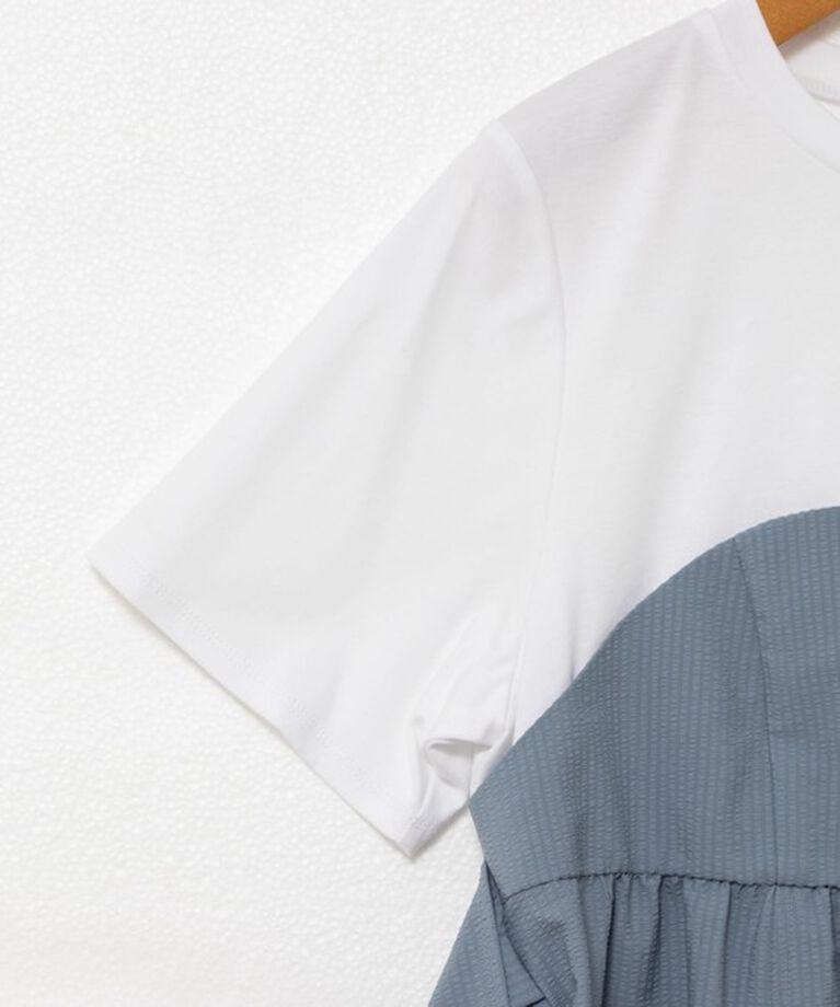 NOLLEY'S「【追加】◇【WEB限定】ビスチェ風コンビTシャツ」|Tシャツ・カットソー|