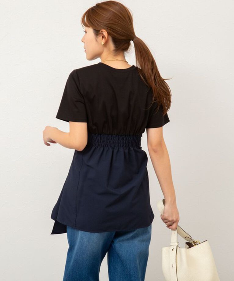 NOLLEY'S「【追加】◇【WEB限定】ビスチェ風コンビTシャツ」|Tシャツ・カットソー|