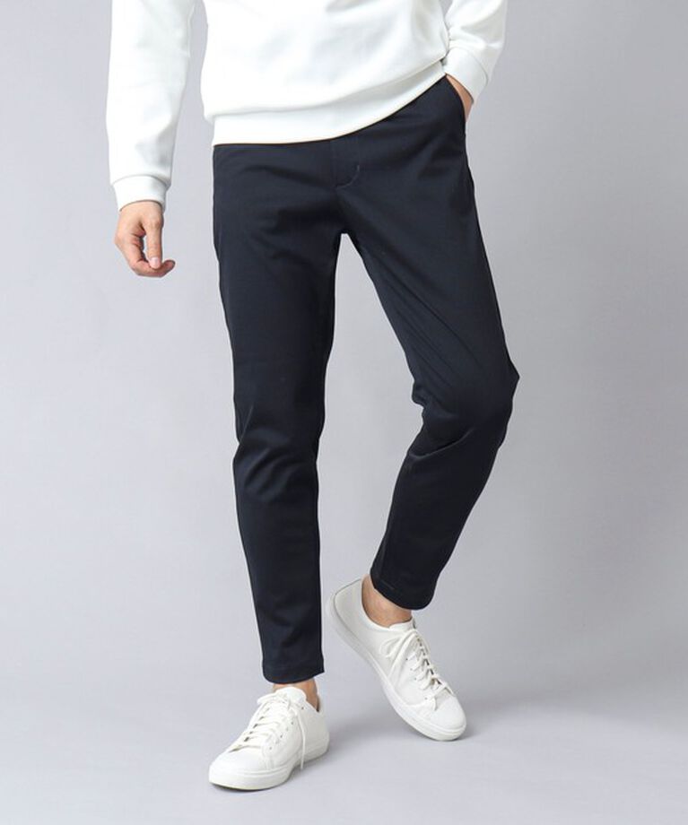NOLLEY'S goodman「【ACTIVE SECT】《限定展開》ワンダーシェイプ イージーパンツ 25SS」|チノ|ネイビー