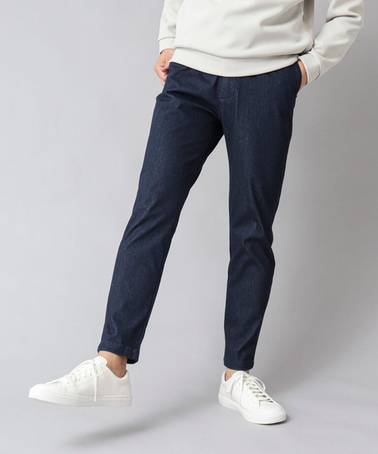 NOLLEY'S goodman「【ACTIVE SECT】《限定展開》ワンダーシェイプ イージーパンツ 25SS」|チノ|インディゴブルー