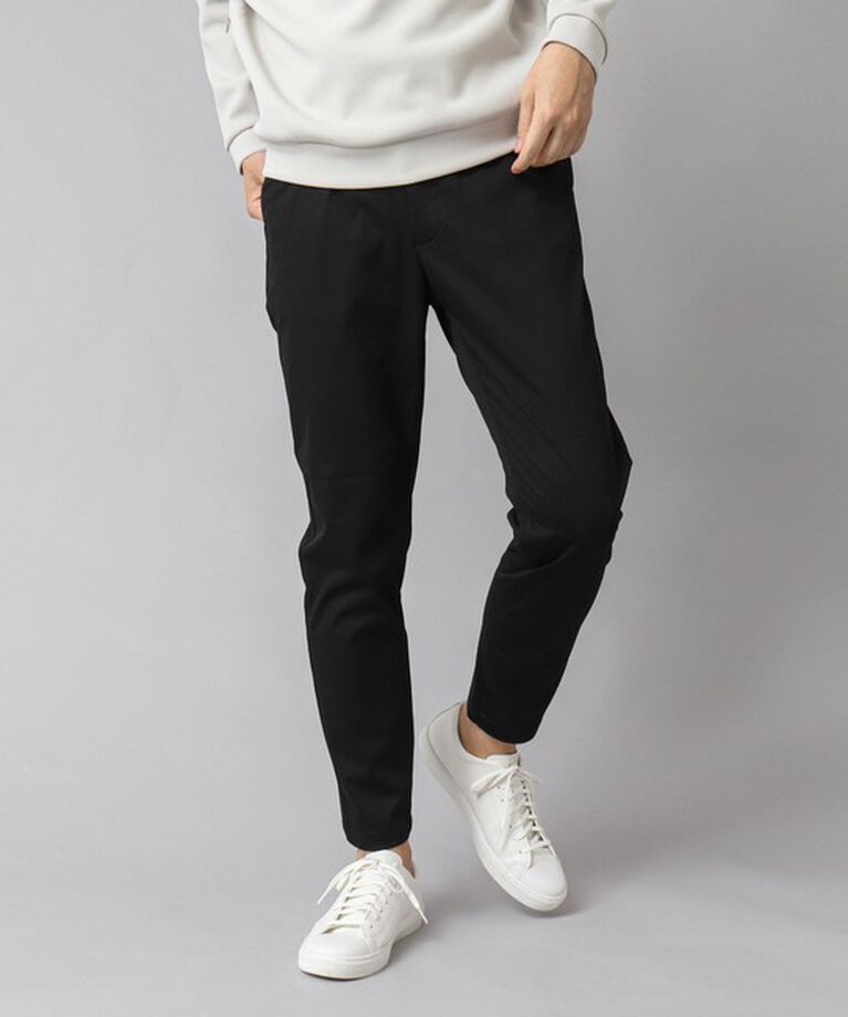 NOLLEY'S goodman「【ACTIVE SECT】《限定展開》ワンダーシェイプ イージーパンツ 25SS」|チノ|ブラック